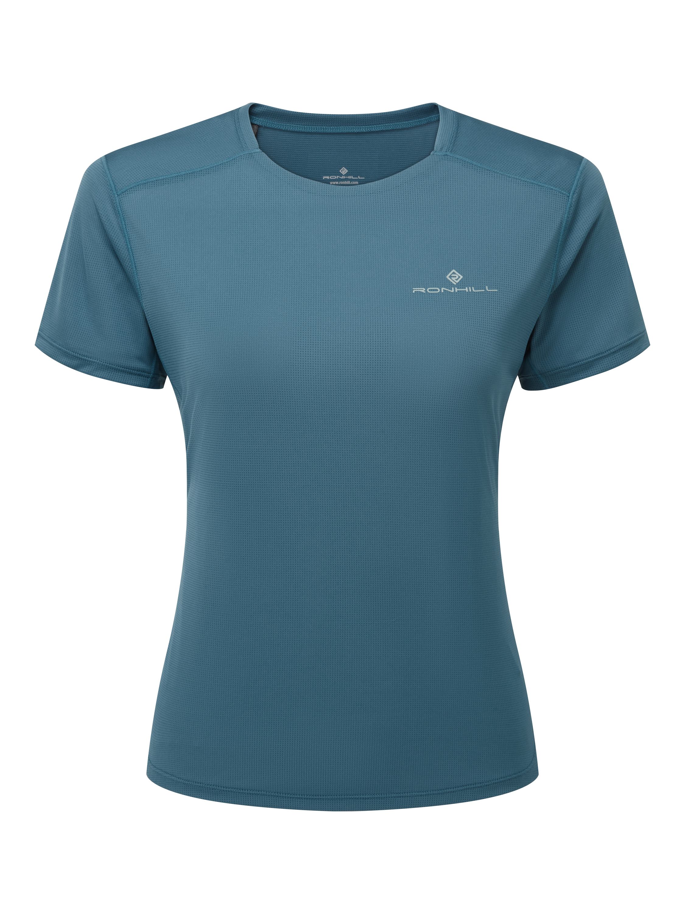 Product image 2 of 7, which shows Ronhill Women's Tech T-Shirt, Mallard/Meadow, 8