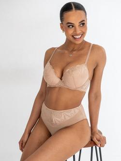 Pour Moi New Romance High Waist Midi Knickers, Almond