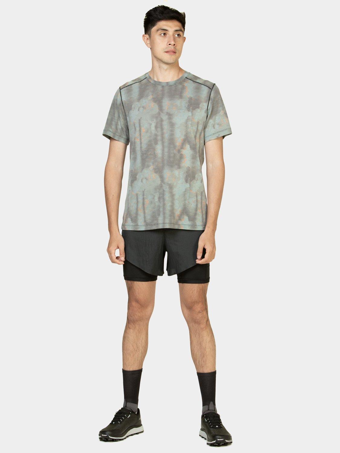 Product image 3 of 9, which shows Ronhill Men's Tech Golden Hour T-Shirt Monolith Lost Trails, S