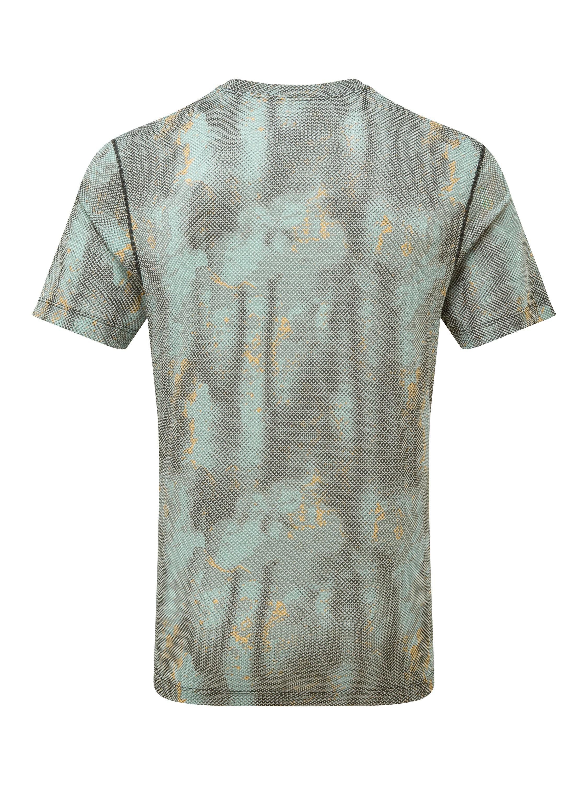 Product image 5 of 9, which shows Ronhill Men's Tech Golden Hour T-Shirt Monolith Lost Trails, S