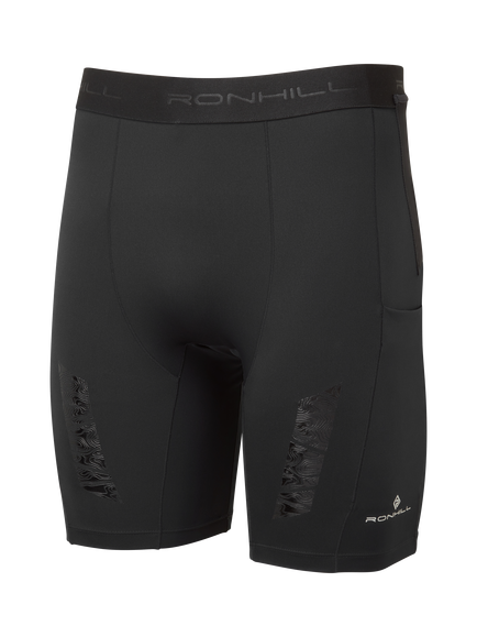 Ronhill Men's Running Shorts, All Black, All Black