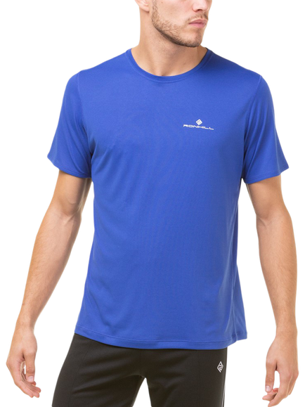 Ronhill Men's Core T-Shirt, Cobalt/Brightwhite