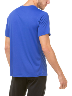 Ronhill Men's Core T-Shirt - view 2, Cobalt/Brightwhite