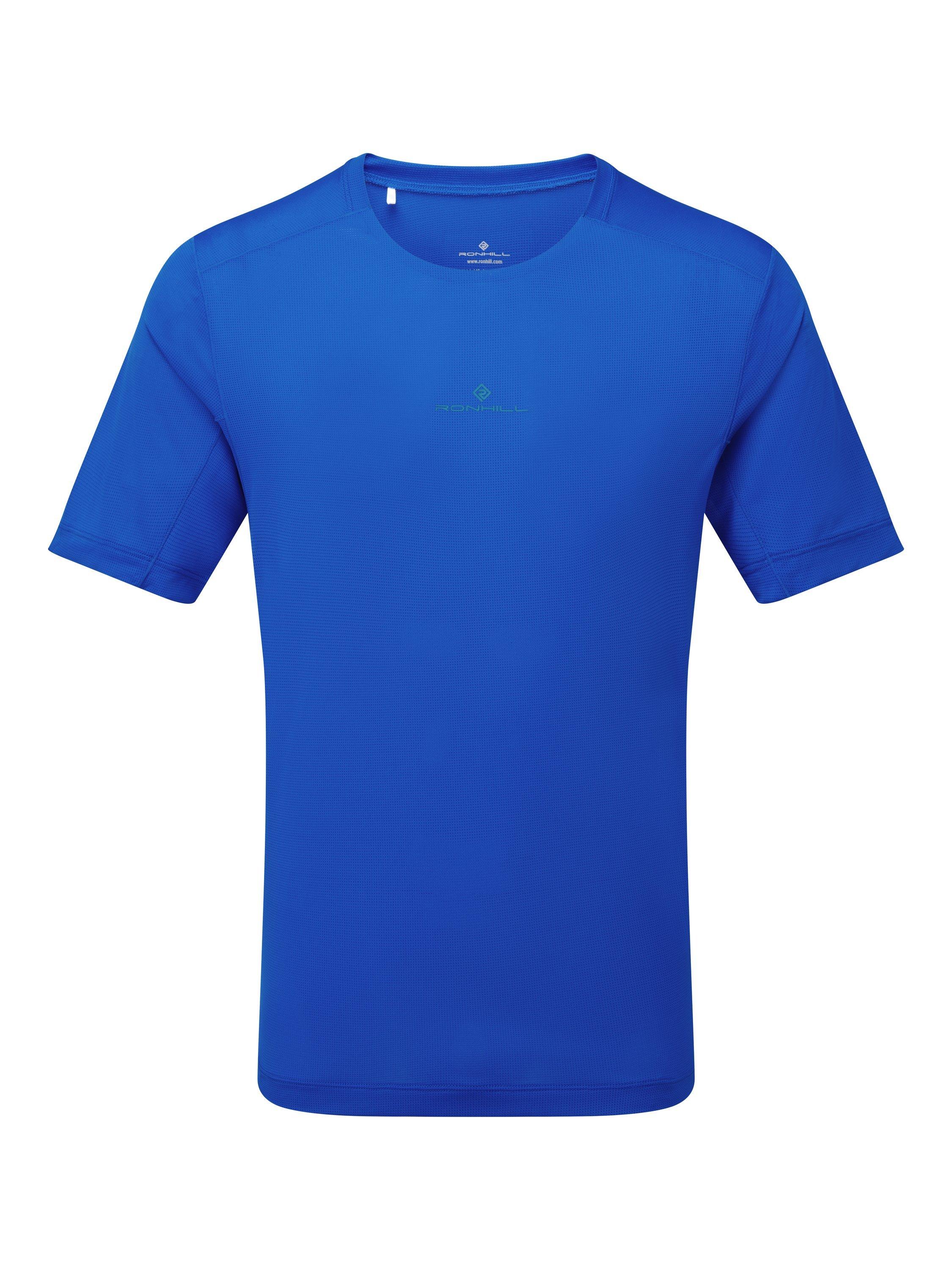 Product image 4 of 11, which shows Ronhill Men's Tech T-Shirt, Seafar/Deep Laguna, S