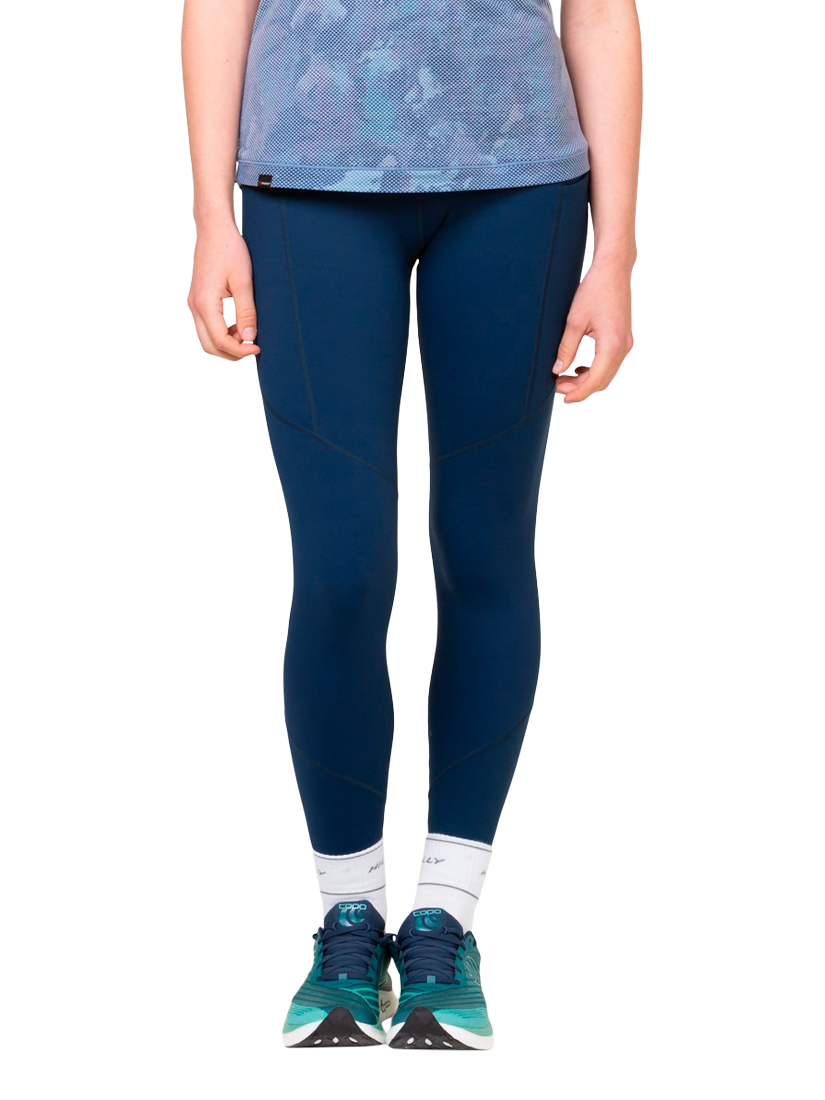 Product image 1 of 9, which shows Ronhill Women's Tech Leggings, Dark Navy, 8