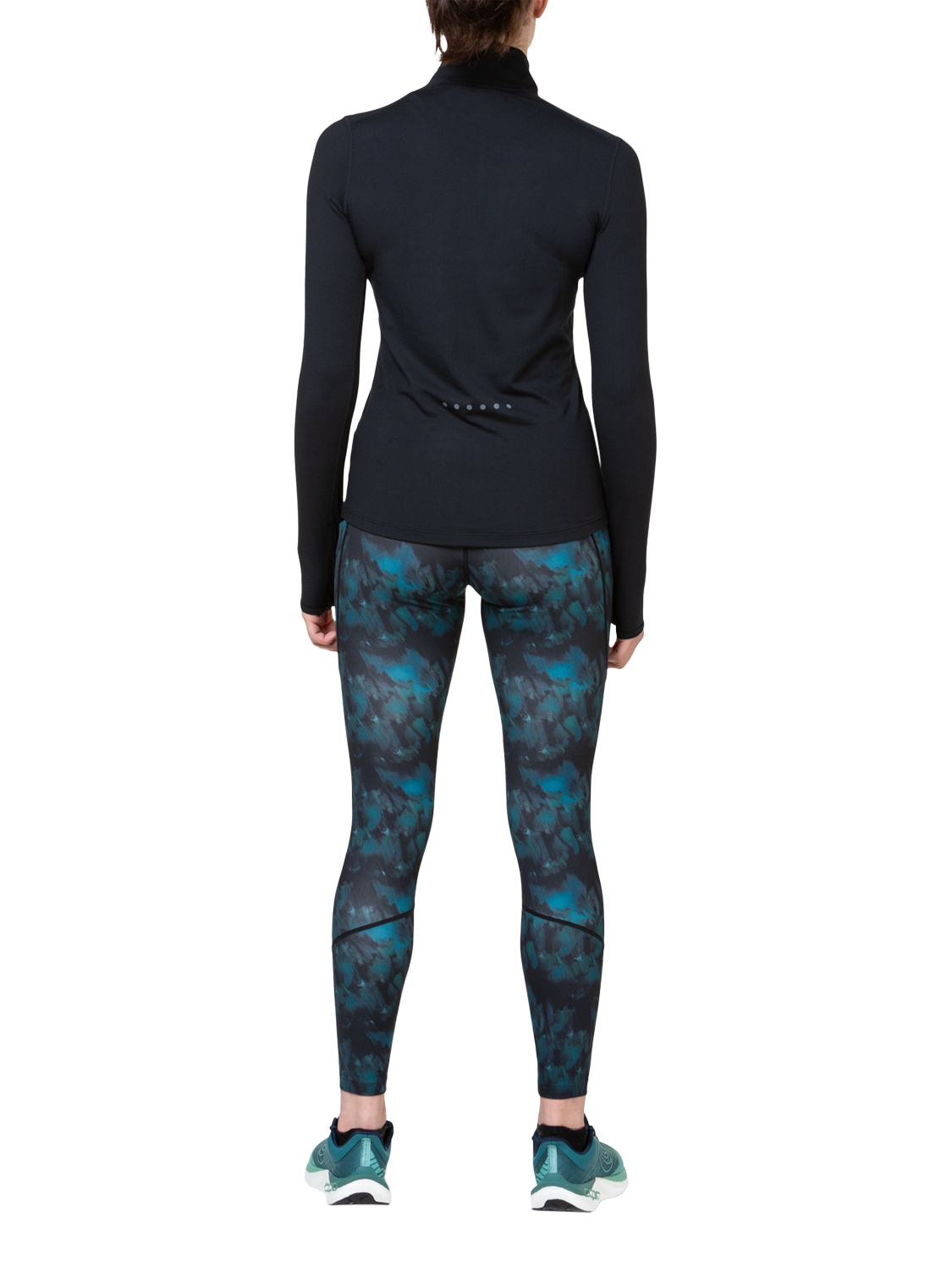 Product image 6 of 11, which shows Ronhill Women's Leggings, Mallard Mist, 8