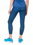 Ronhill Women's Tech Crop Leggings, Tidal Raindrops