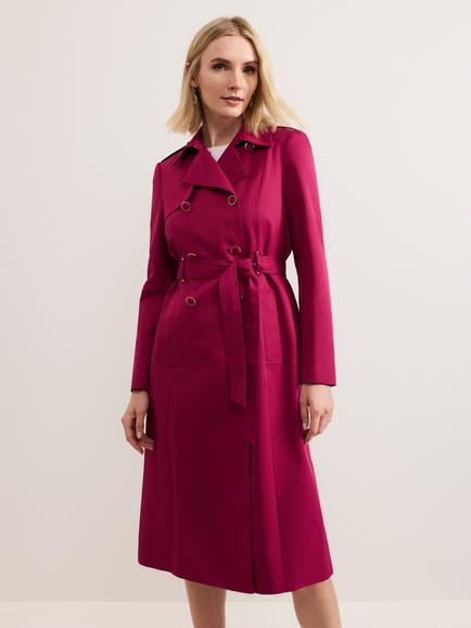 Phase Eight Cheryl Trench Coat, Pink