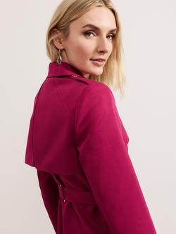 Phase Eight Cheryl Trench Coat - view 2, Pink