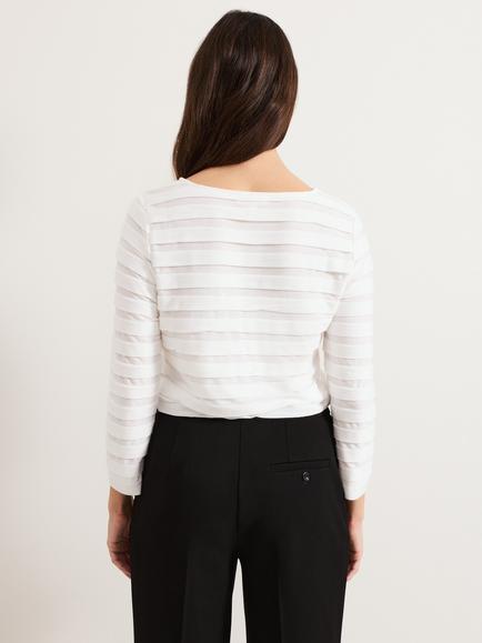 Phase Eight Indy Longline Top, Ivory - view 2, Ivory
