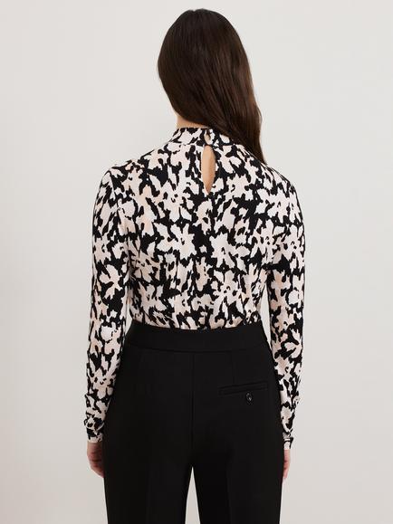 Phase Eight Mollie Abstract Print Top, Multi - view 2, Multi