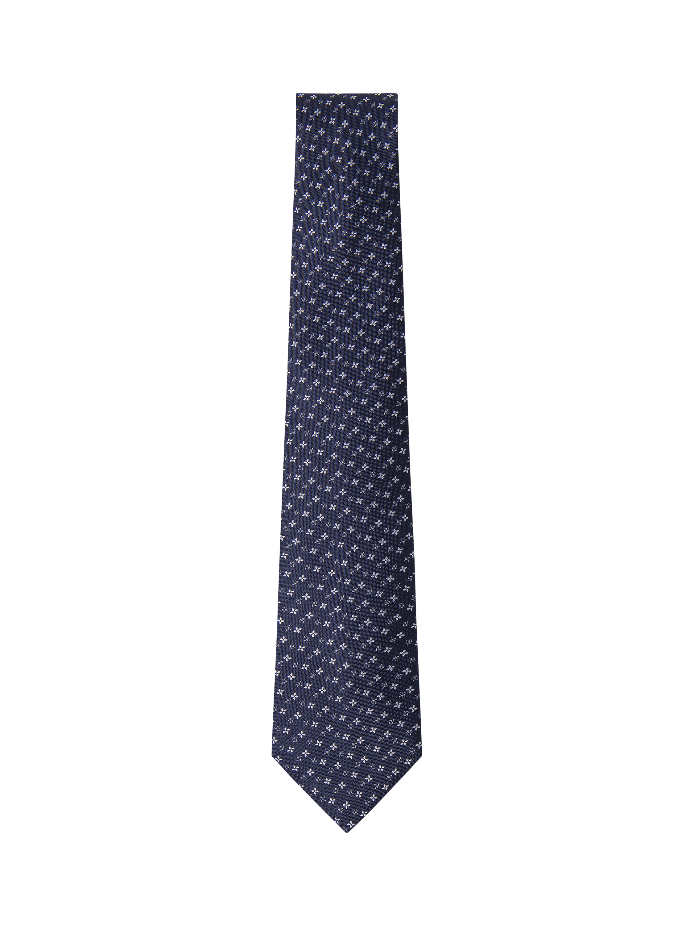 Hackett London Silk Floral Tie, Navy