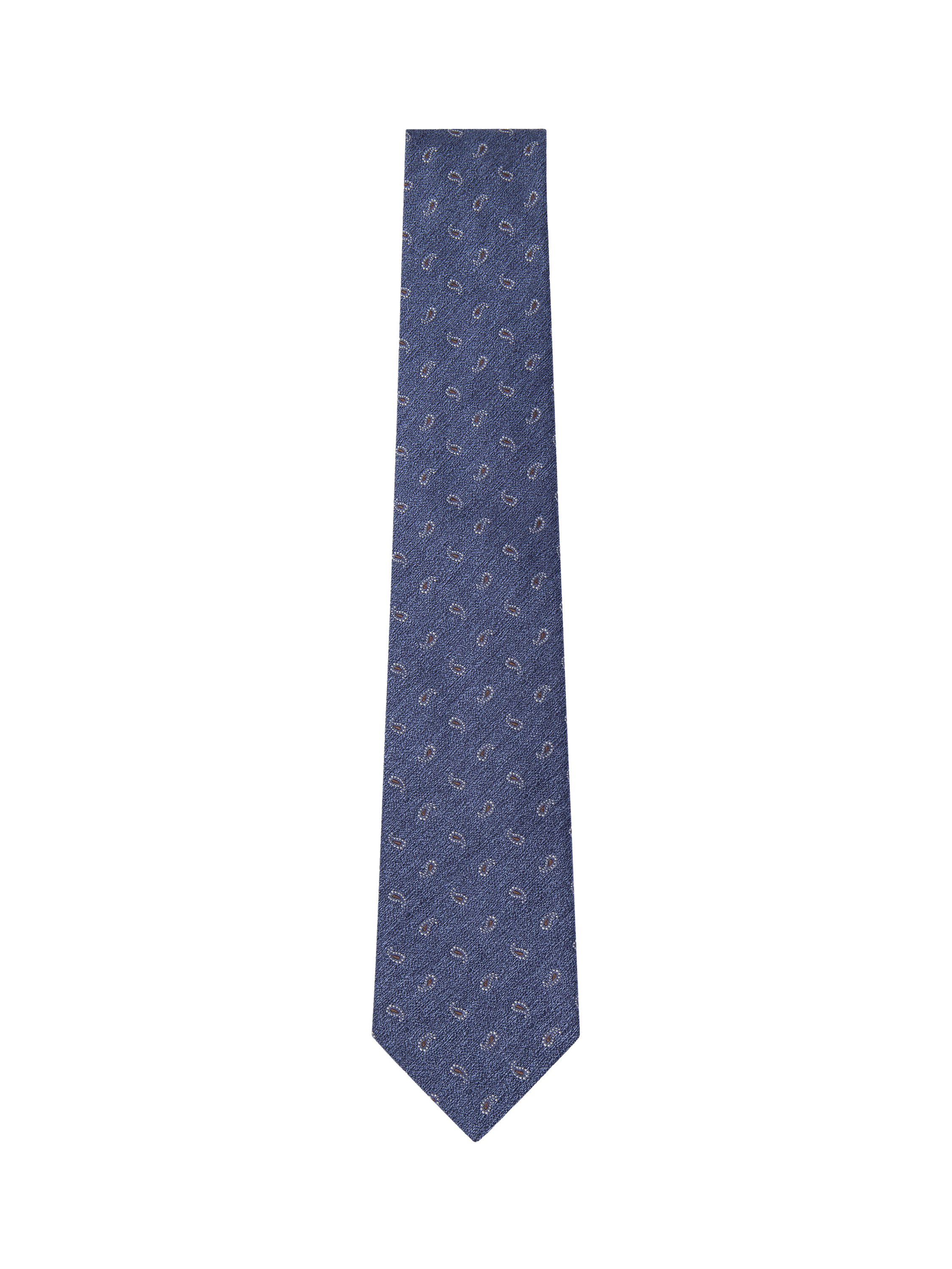 Hackett London Silk Paisley Tie, Denim, One Size