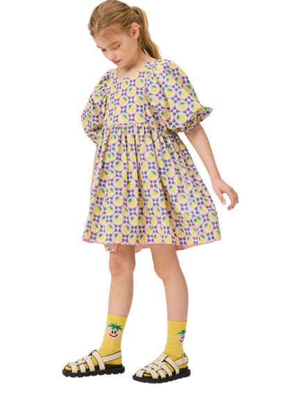 Molo Kids' Caio Vintage Berries Dress, Multi, Vintage Berry