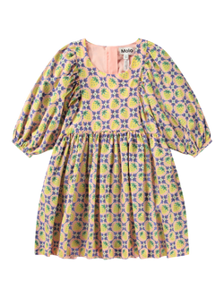 Molo Kids' Caio Vintage Berries Dress, Multi - view 2, Vintage Berry