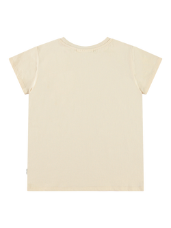 Molo Kids' Ranva Organic Cotton T-Shirt, Sand - view 2, Sand