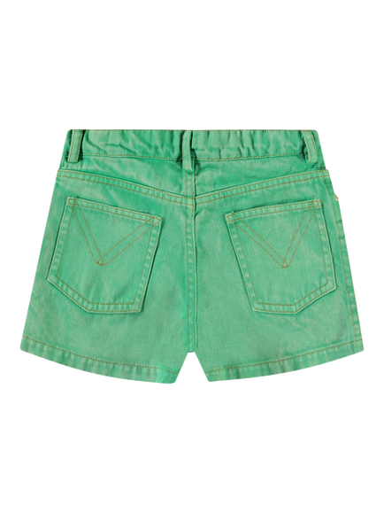 Molo Girl's Amberly Denim Shorts, Jungle Power - view 2, Jungle Power