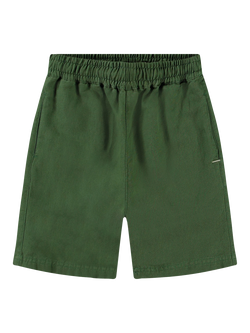 Molo Kids' Amal Rubber Tree Linen Blend Shorts, Green, Green
