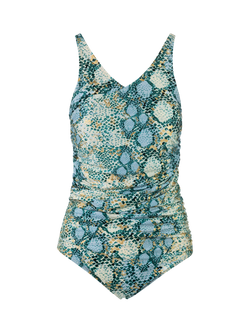 Seaspray Belize Foil Mastectomy Swimsuit, Light Blue - view 2, Light Blue