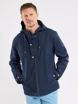 Armor Lux Cotton Canvas Smock Jacket, Marine Deep, Marine Deep