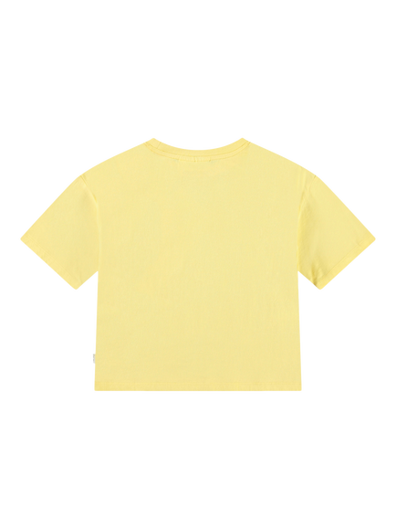 Molo Kids' Reinette Flowers T-Shirt, Yellow - view 2, Yellow