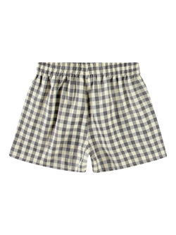 Molo Kids' Addie Sun Drawstring Shorts, Check - view 2, Check