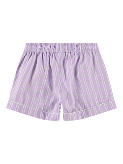 Molo Kids' Aja Stripe Shorts, Purple - view 2, Purple