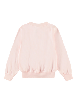 Molo Kids' Marge Dandelion Organic Cotton Sweatshirt, Light Pink - view 2, Light Pink