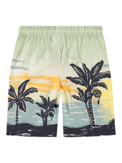 Molo Kids' Adi Beach Banana Shorts, Multi - view 2, Multi