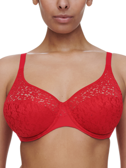 Chantelle Norah Comfort Underwired Bra, Poppy Red