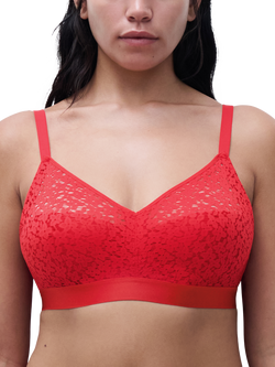 Chantelle Norah Comfort Non-Wired Support Bra, Poppy Red