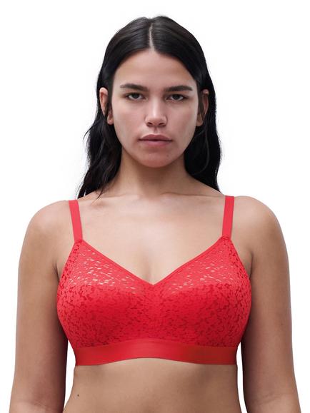 Chantelle Norah Comfort Non-Wired Support Bra, Poppy Red