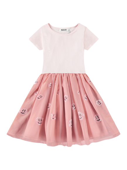 Molo Kids' Cyrusila Charlotte Dress, Pink, Pink