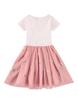 Molo Kids' Cyrusila Charlotte Dress, Pink - view 2, Pink
