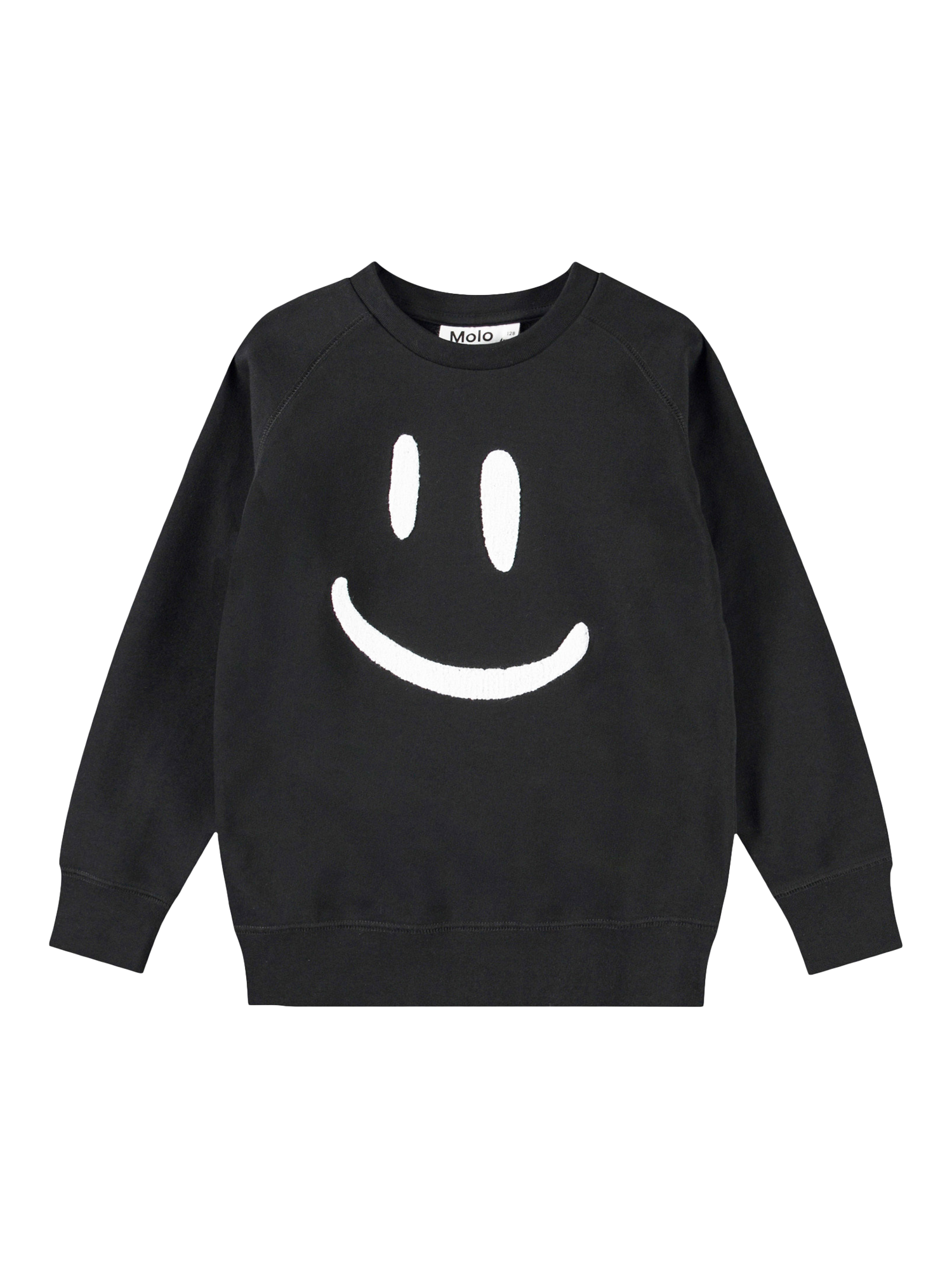 Product image 1 of 3, which shows Molo Kids' Mike Jumper, Black, 4 years