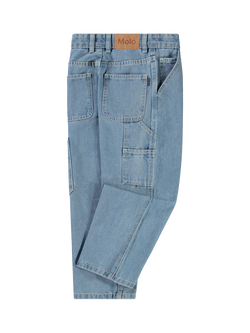 Molo Boy's Archer Workwear Jeans, Indigo - view 2, Indigo