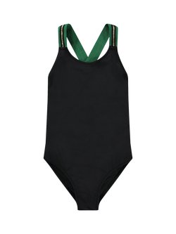 Molo Kids' Neve Swimsuit, Black/Multi, Black/Multi