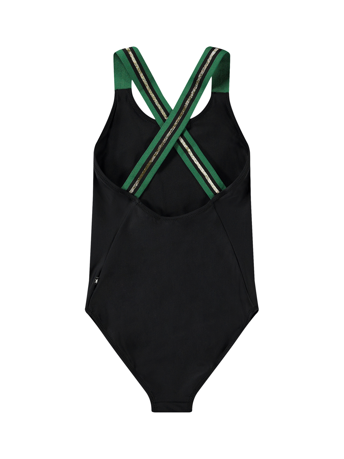 Product image 2 of 2, which shows Molo Kids' Neve Swimsuit, Black/Multi, 4 years