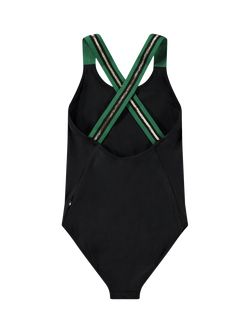 Molo Kids' Neve Swimsuit, Black/Multi - view 2, Black/Multi