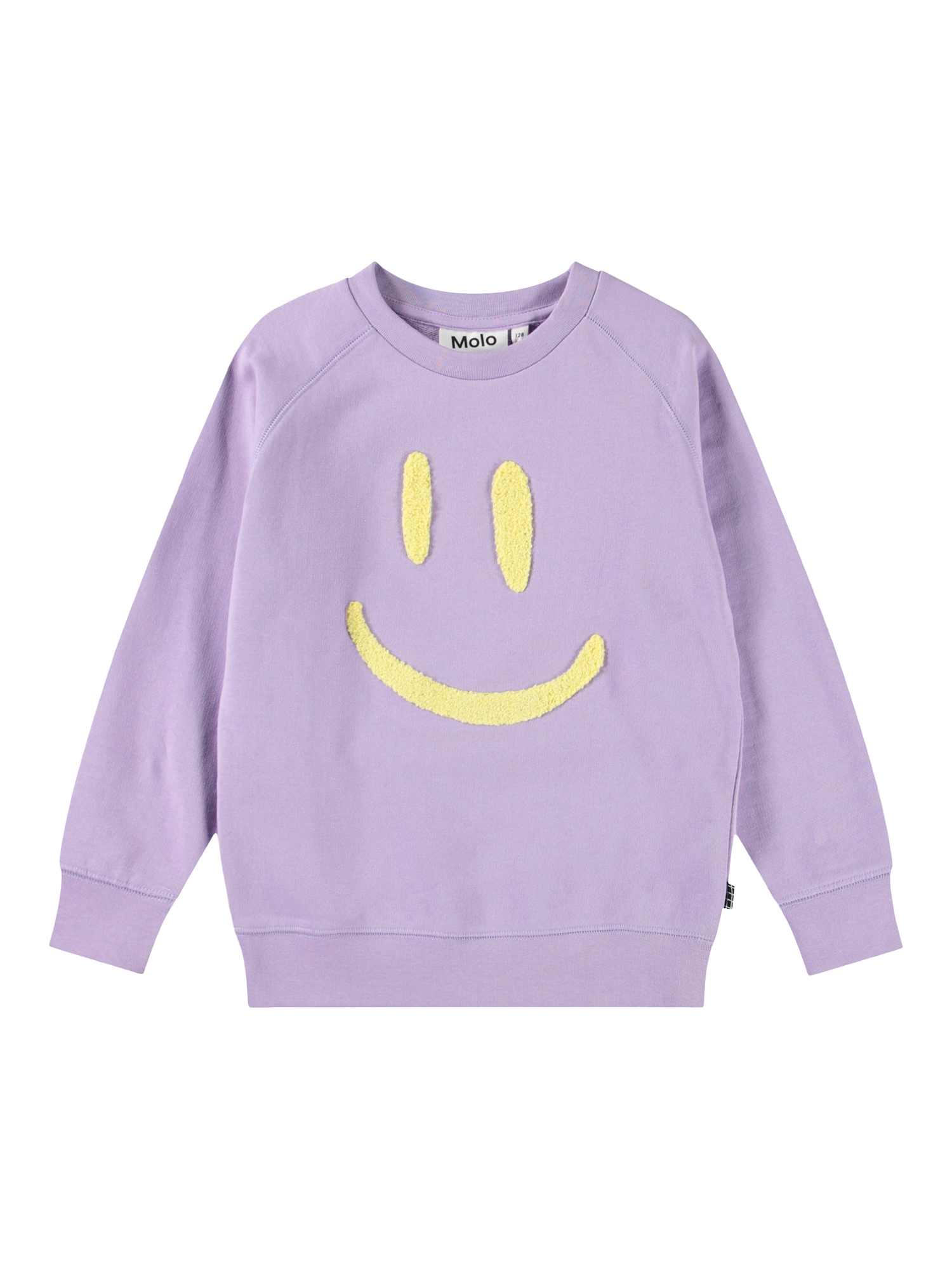 Product image 1 of 3, which shows Molo Kids' Mike Violaceous Jumper, Purple, 4 years