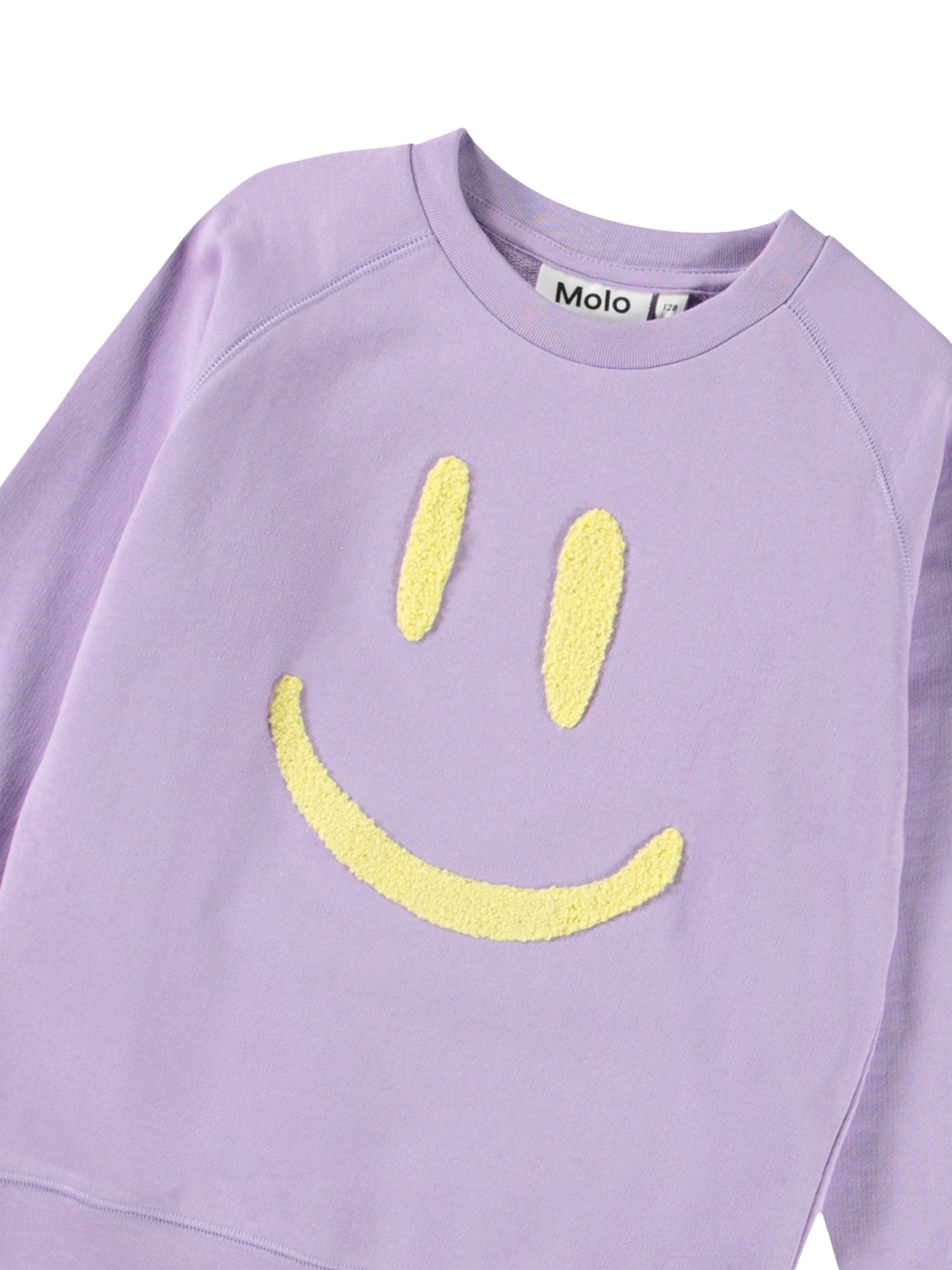 Product image 3 of 3, which shows Molo Kids' Mike Violaceous Jumper, Purple, 4 years