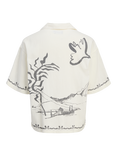 Jack & Jones Kids' Resort Shirt, Cloud Dancer