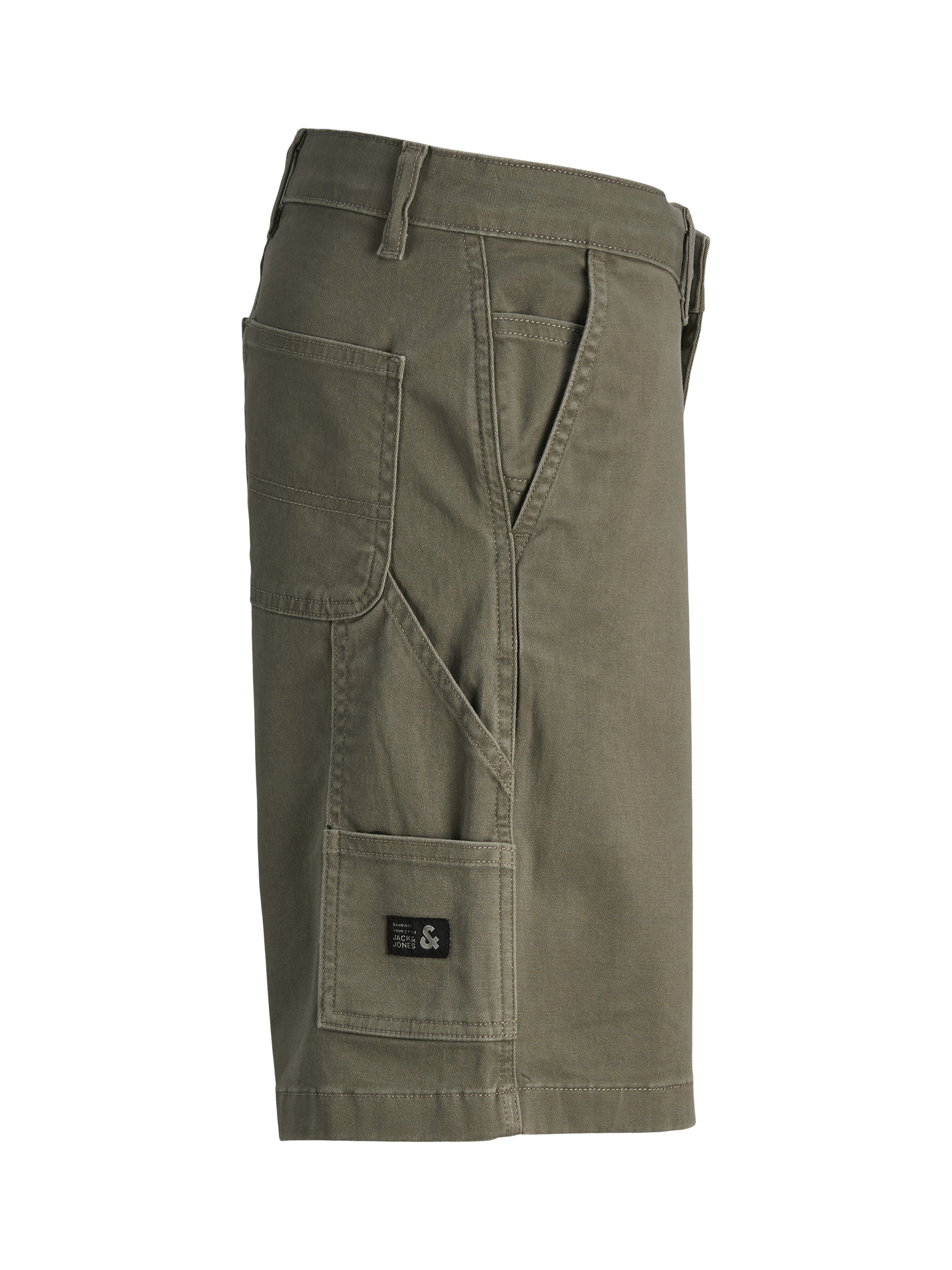 Product image 3 of 3, which shows Jack & Jones Kids' Carpenter Shorts, Dusty Olive, 8 years