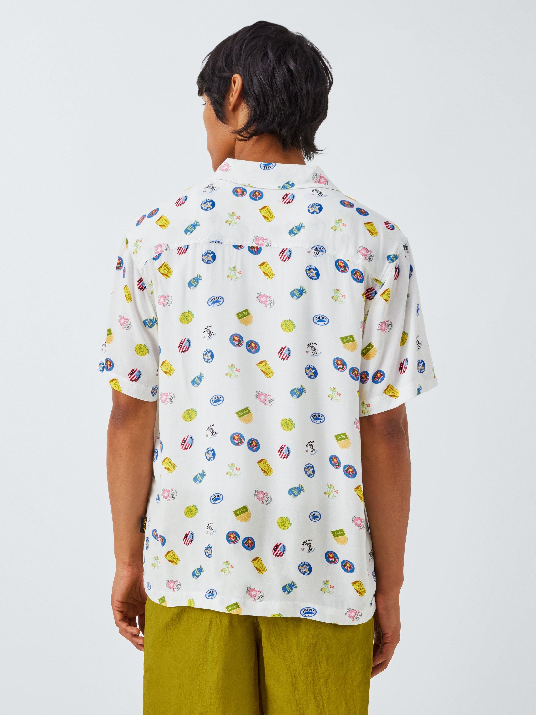 Product image 2 of 6, which shows Stan Ray Fruits Tour Shirt, Fruits Aop, L