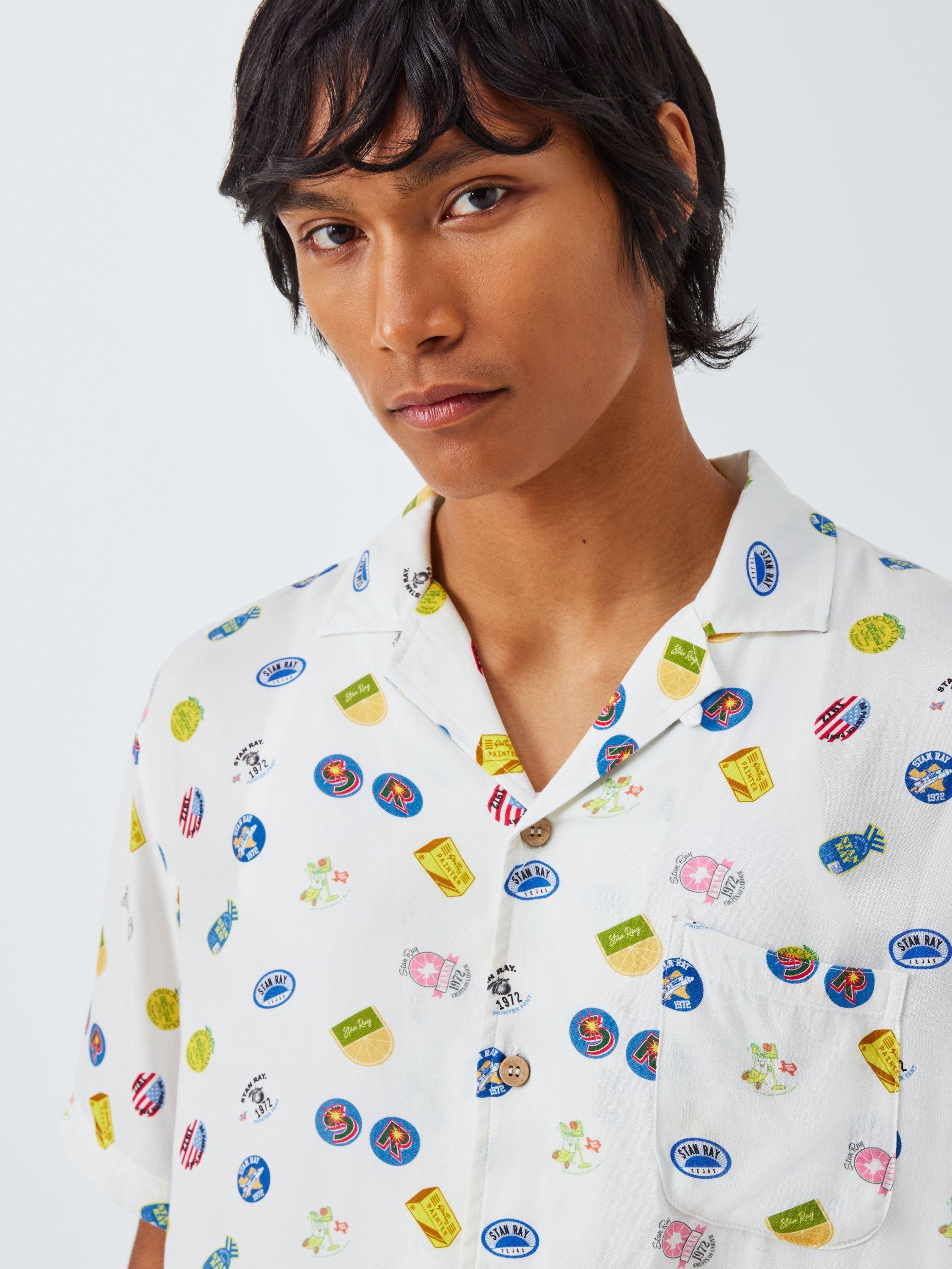 Product image 5 of 6, which shows Stan Ray Fruits Tour Shirt, Fruits Aop, L