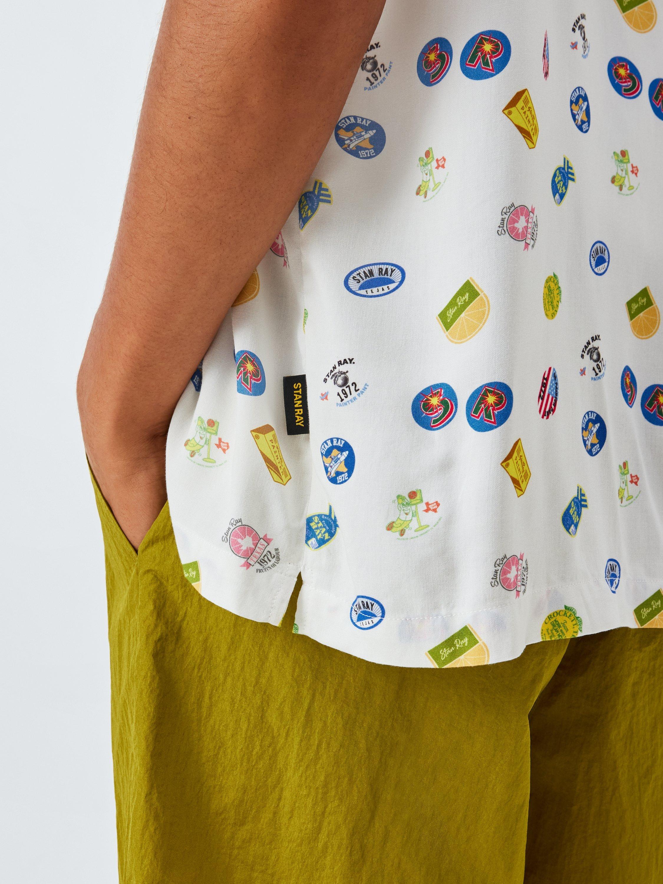 Product image 6 of 6, which shows Stan Ray Fruits Tour Shirt, Fruits Aop, L
