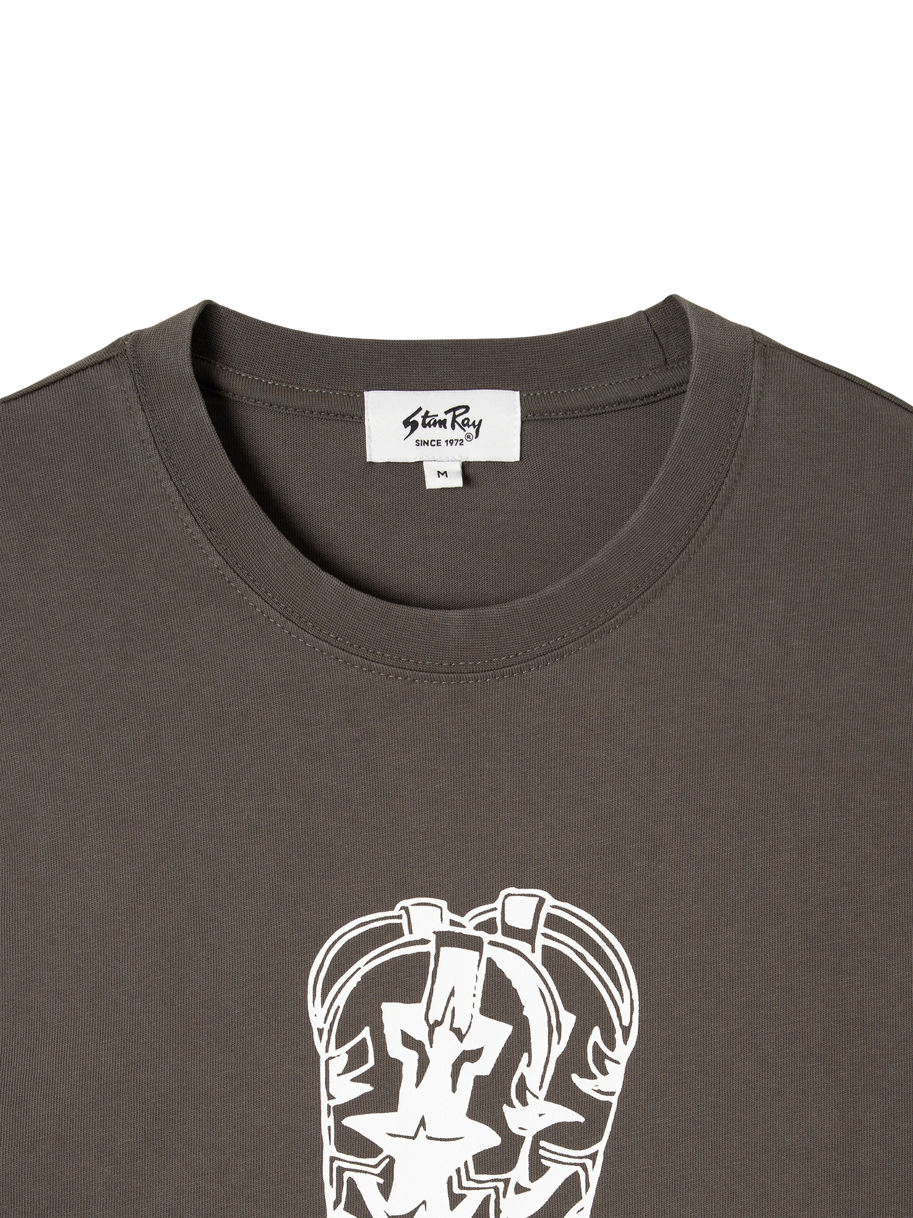 Product image 3 of 4, which shows Stan Ray Cotton Boots Crew Neck T-Shirt, Washed Black, M