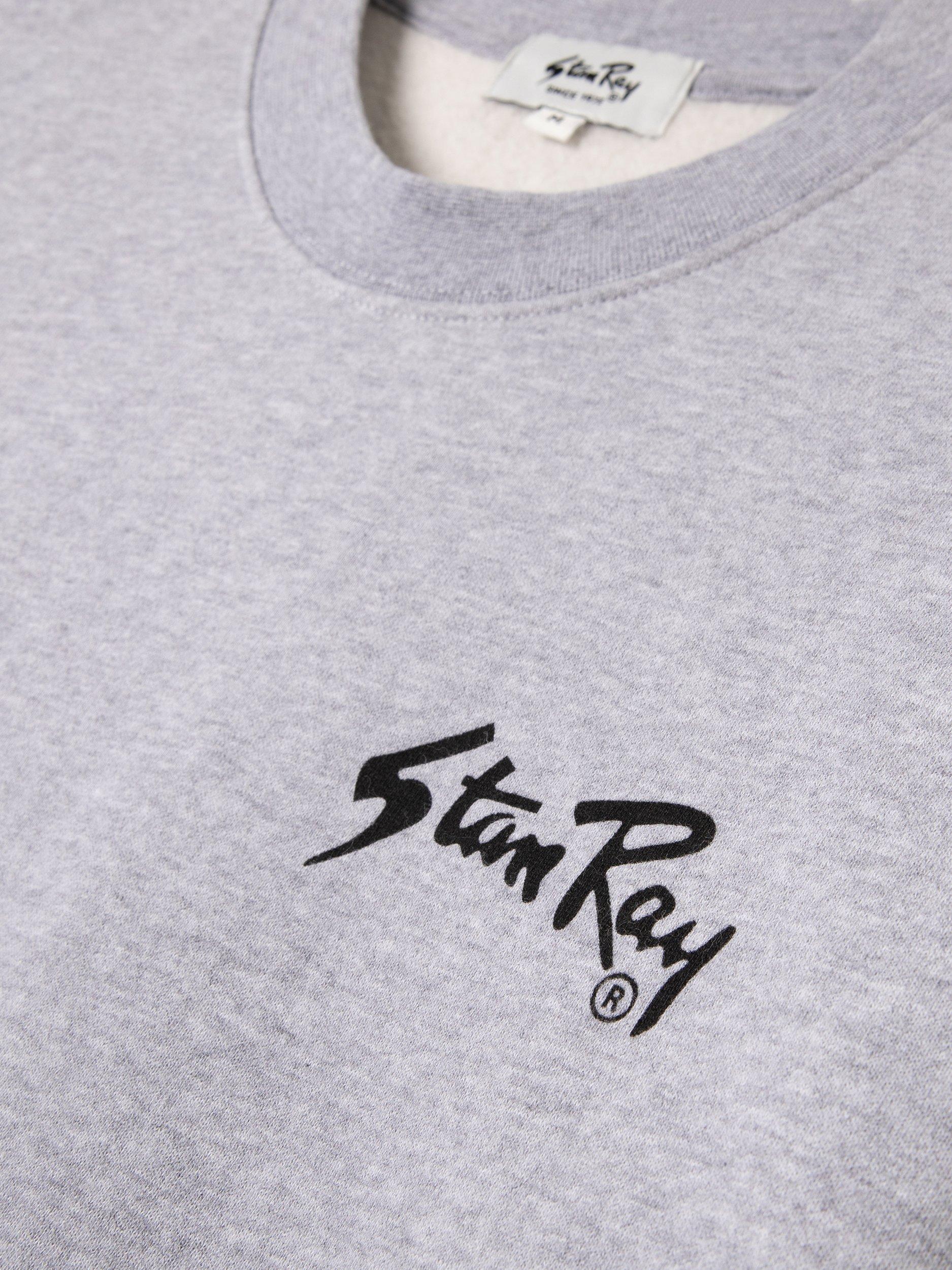 Product image 5 of 5, which shows Stan Ray Cotton Sweatshirt, Grey Heather, S