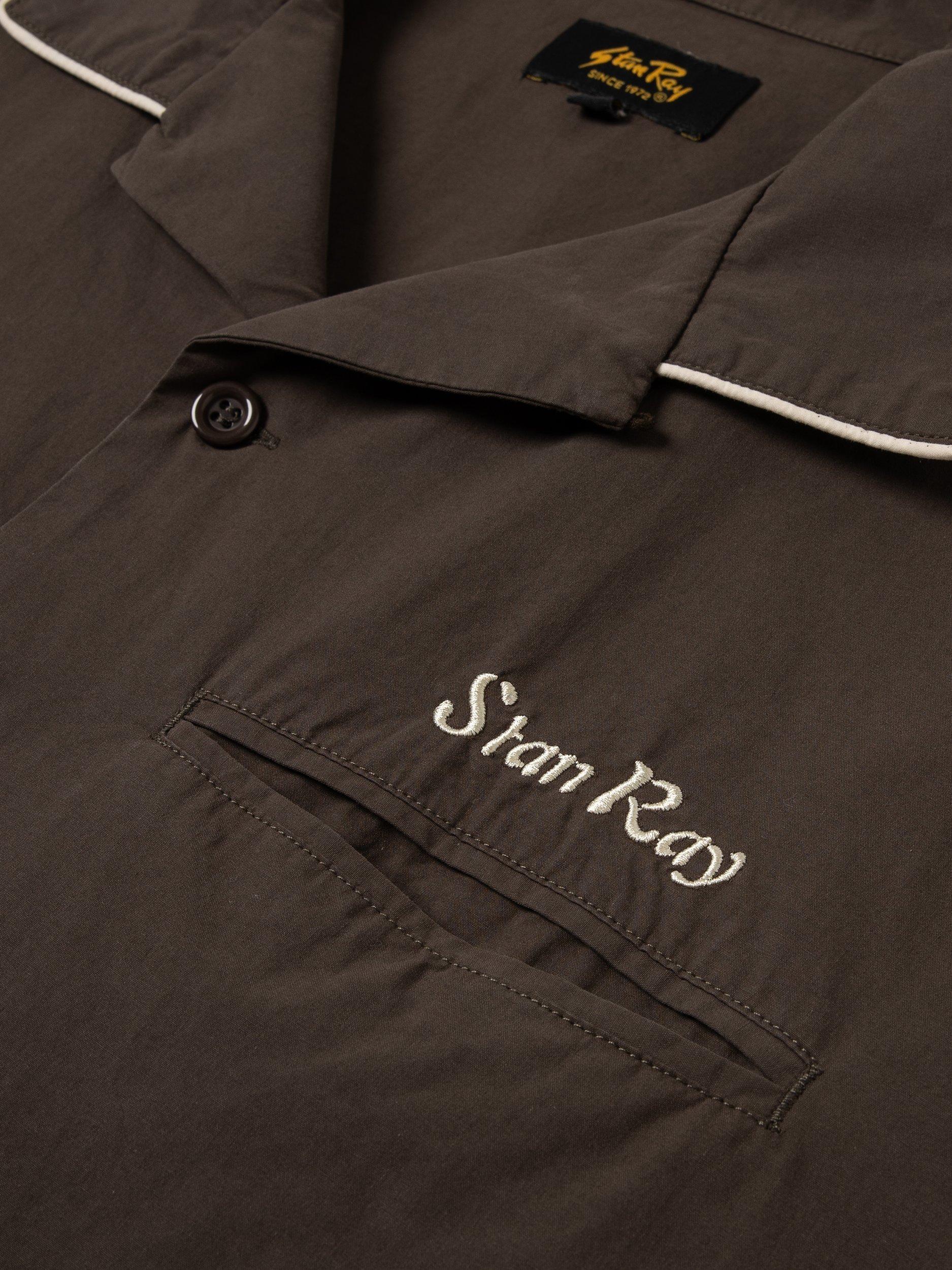 Product image 5 of 6, which shows Stan Ray Cotton Short Sleeve Bowling Shirt, Black, L