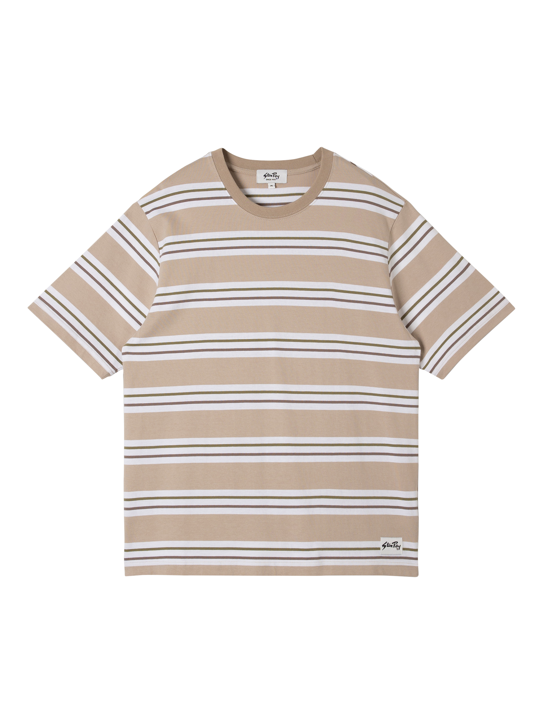 Stan Ray Stripe Cotton T-Shirt, Peyote